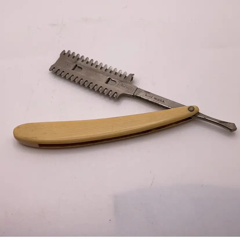 POW1 VTG Durham Domino Duplex Razor Hair Trimmer USA 5.75