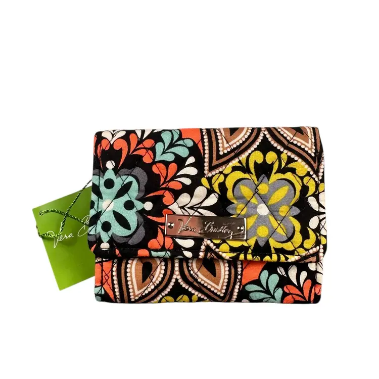 NWT Vera Bradley Petite Trifold Wallet in Sierra (Retired) 14801-282