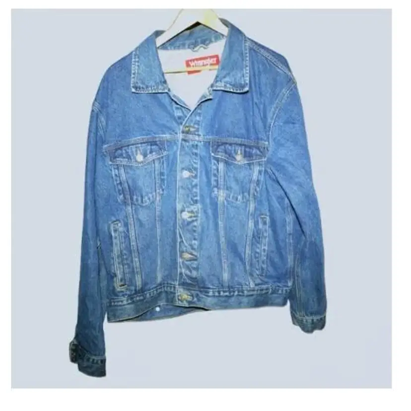 Vintage Wrangler Hero Men's Denim Jacket Button Front