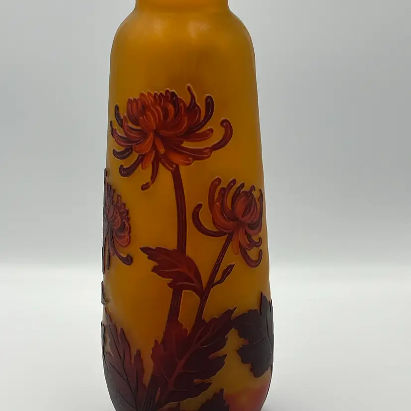 Art Nouveau Style Cameo Vase- Tozai Home