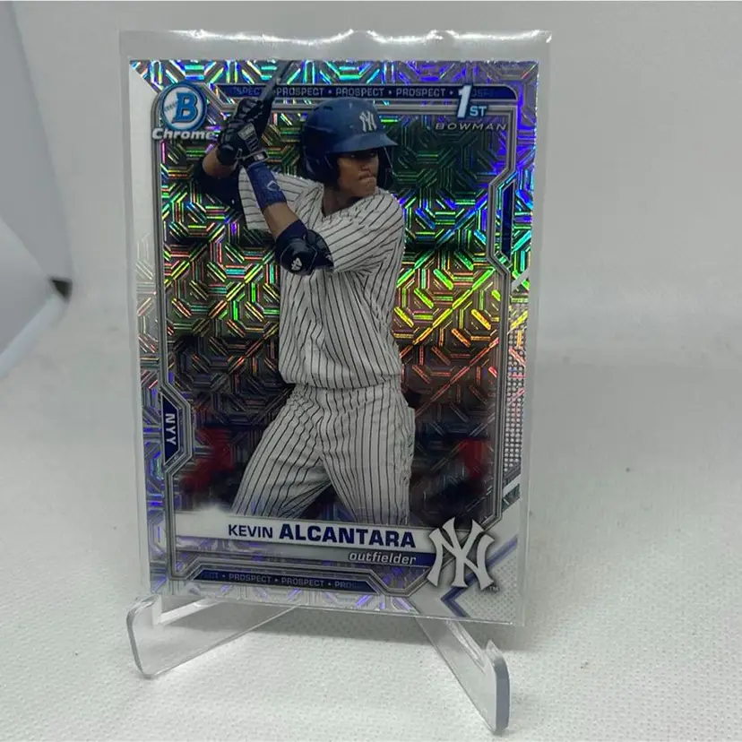 2021 1st Bowman Chrome Bowman Mojo Refractor Kevin Alcantara