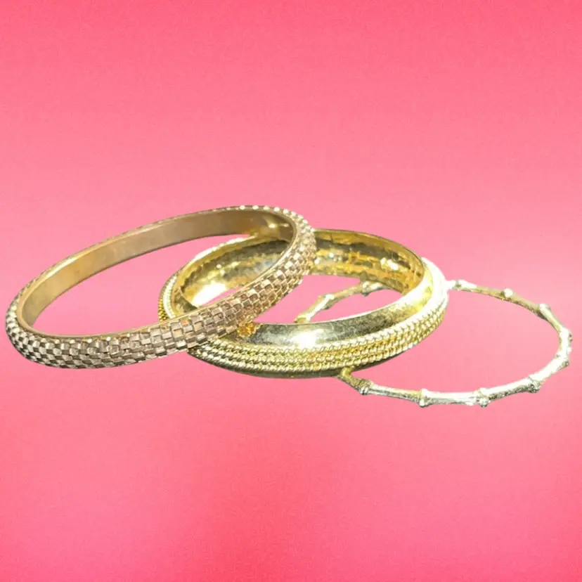 Bracelet As Pictured 3 Pc - bangle