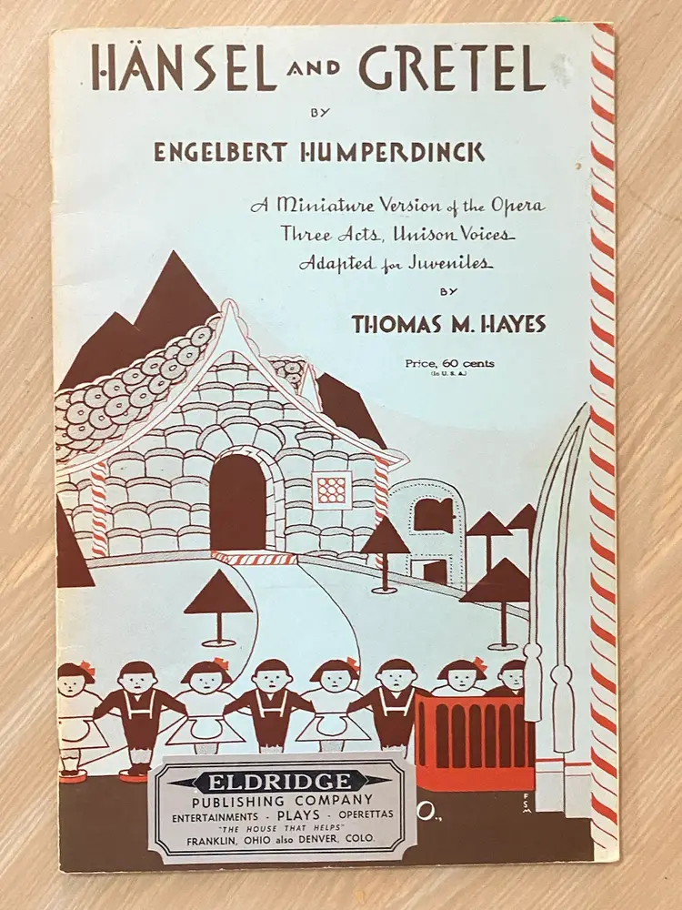 Hansel & Gretel Mini Opera Booklet