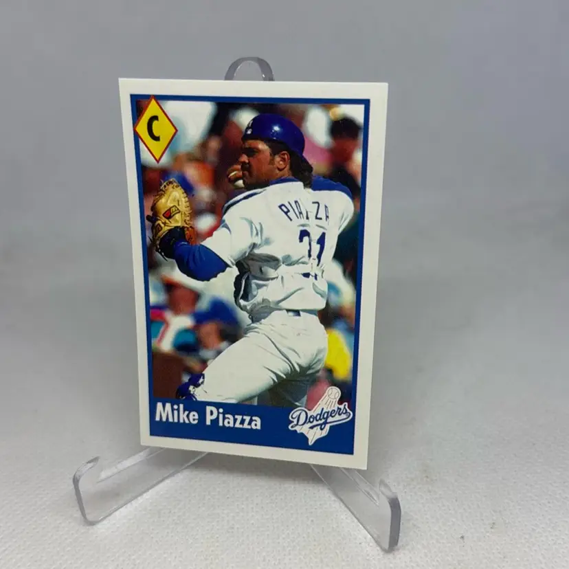 1995 Panini Stickers #24 Mike Piazza Los Angeles Dodgers Fleer