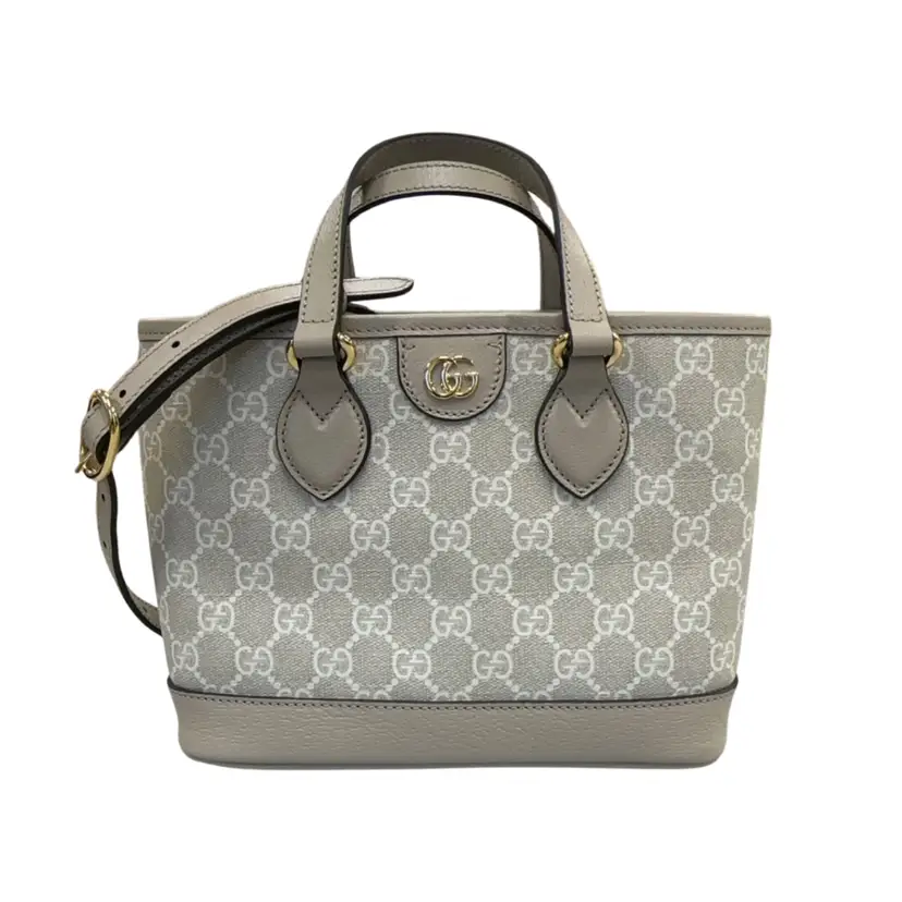 Gucci Beige GG Supreme Ophidia Mini Tote