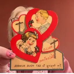 Vintage Valentine Phone