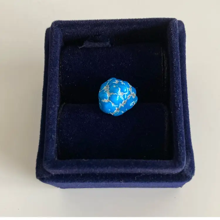 Vintage Southwestern Genuine Turquoise Tie Tack Not Enhanced