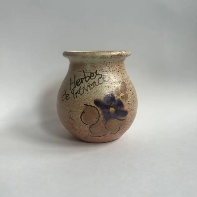#01 - Herbes de Provence Jar Vase Hand-painted
