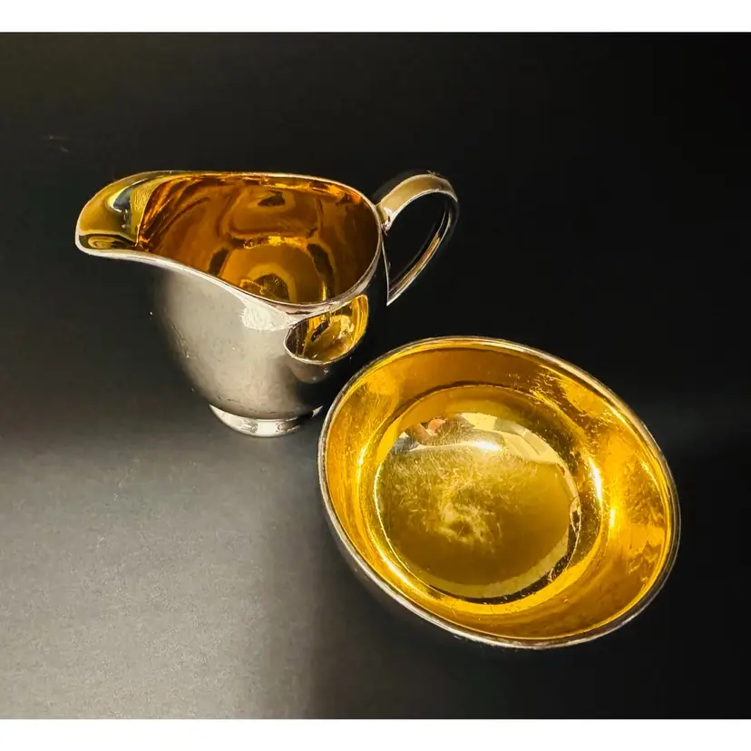 Vintage Sugar Dish & Creamer - Royal Winton Made In England