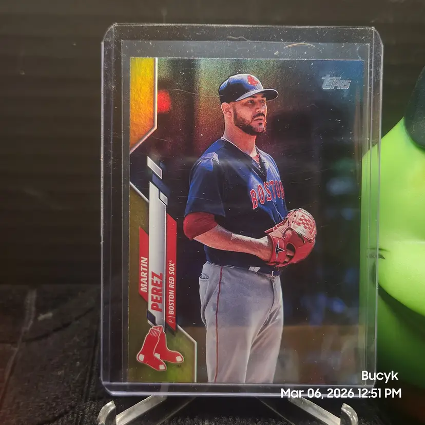 2020 Topps Gold Foil - Martin Perez Boston Red Sox