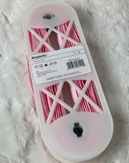 00447 - Simplicity Pink Elastic Trim 11.25 yards (total), 3/8" wide Apparel Craft
