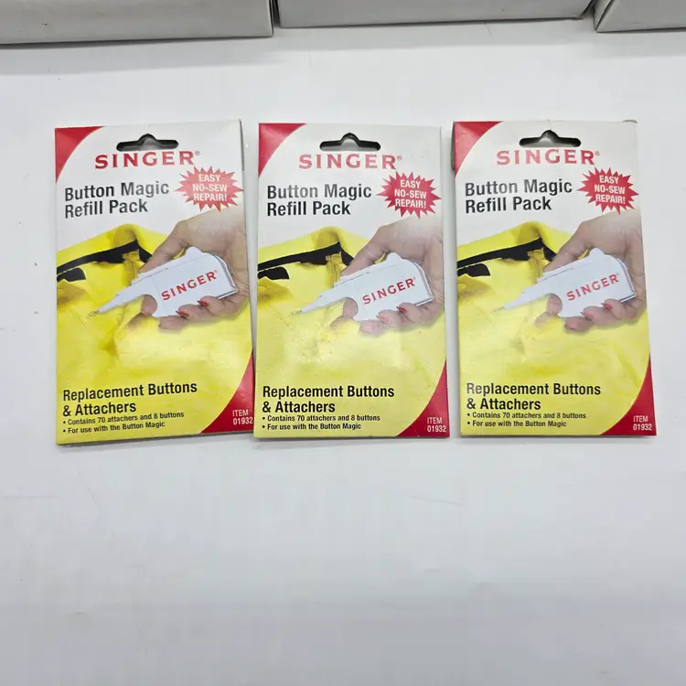 Singer Button Magic Replacement Wholesale Lot 20 Boxes