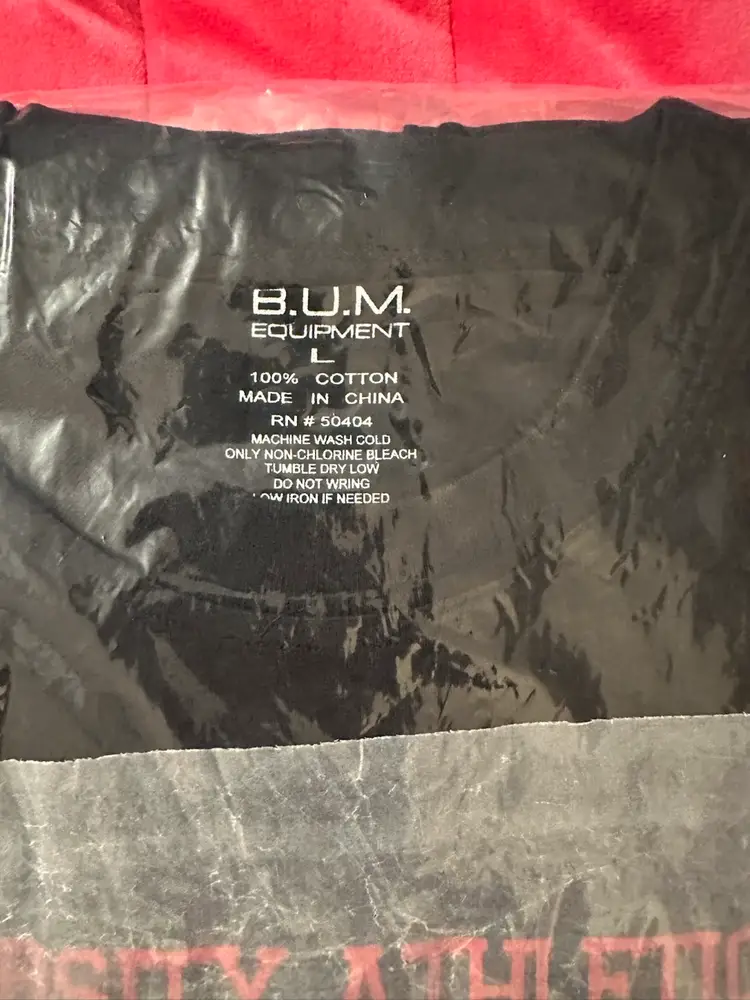 B.U.M. Equipment T-Shirt Size Large