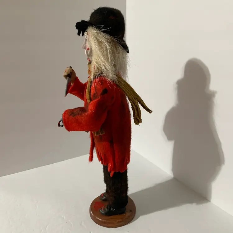 Creepy Horror Dude Embellished By Me