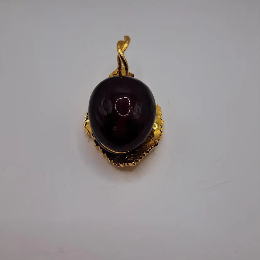 Vintage Edgar Berebi Plum Trinket Box