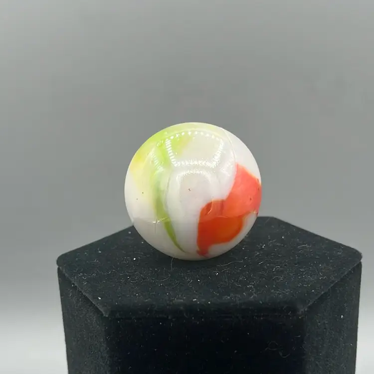 VTG Large Glass Marble W/ Swirls