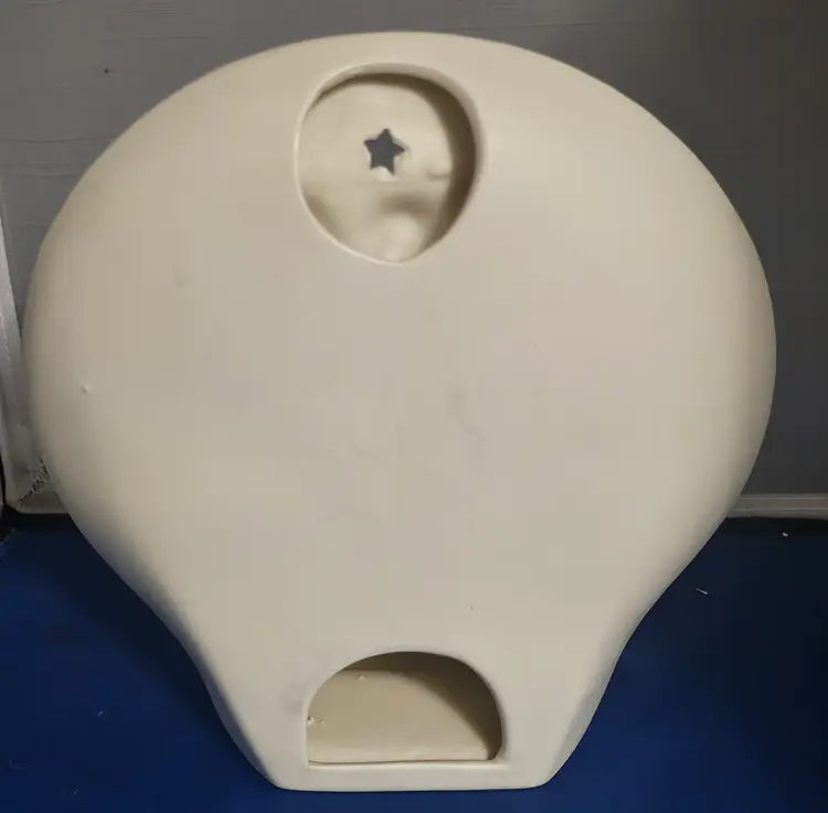 Vintage Guardian Angel and Stars Unique Candle Holder Excellent Condition