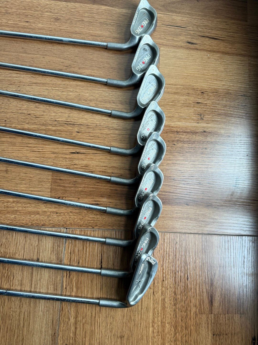 Ping Zing Karsten Red Dot Iron Set - 3,4,5,6,7,8,9,W,S. Original