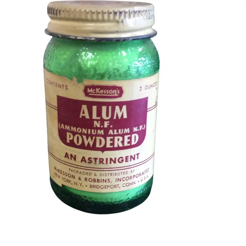 McKesson alum Vintage Bottle