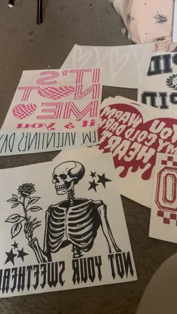 Valentines Theme screenprints Bundle (83 Count)