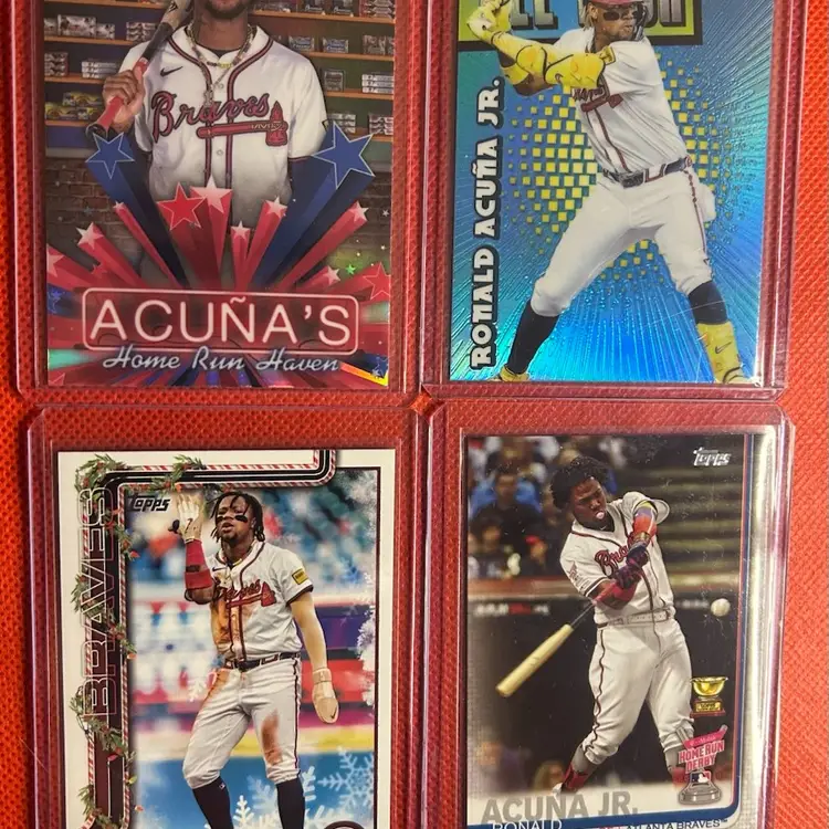 Ronald Acuña Player Lot Atlanta Braves