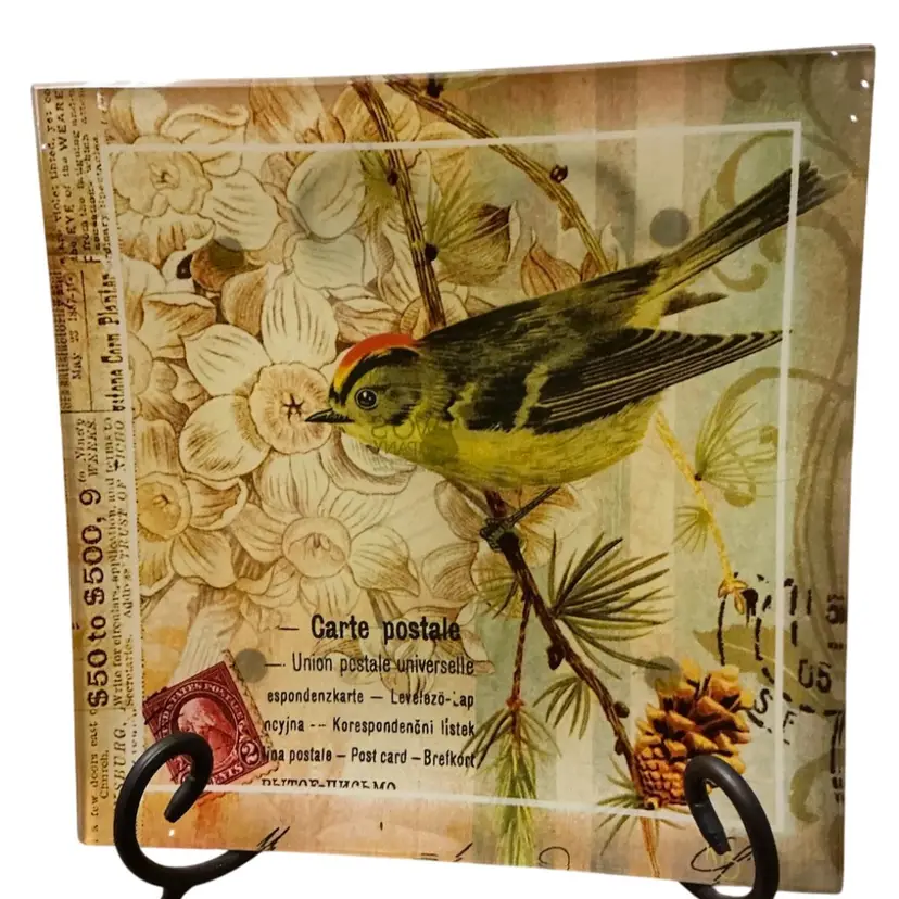 Decorative Glass Plate