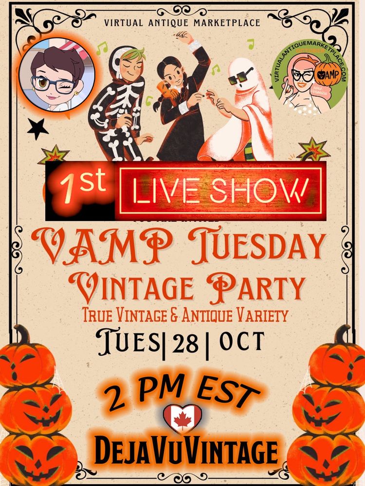 My 1st Live Show! Vintage Goodies for everyone!