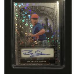 2024 Leaf Trinity “Disco” Steel Brandon Sproat Auto 1/6