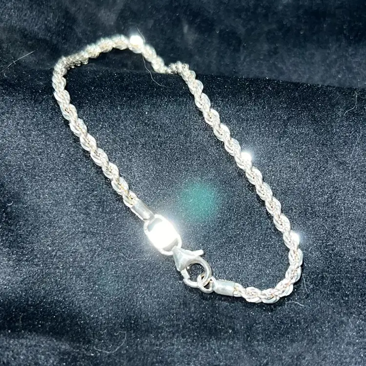 .999 Sterling Bracelet 7”