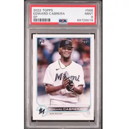 Edward Cabrera 2022 Topps SP Chicago Cubs