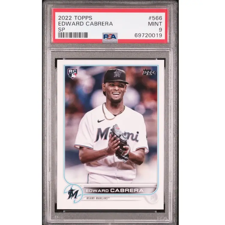 Edward Cabrera 2022 Topps SP Miami Marlins