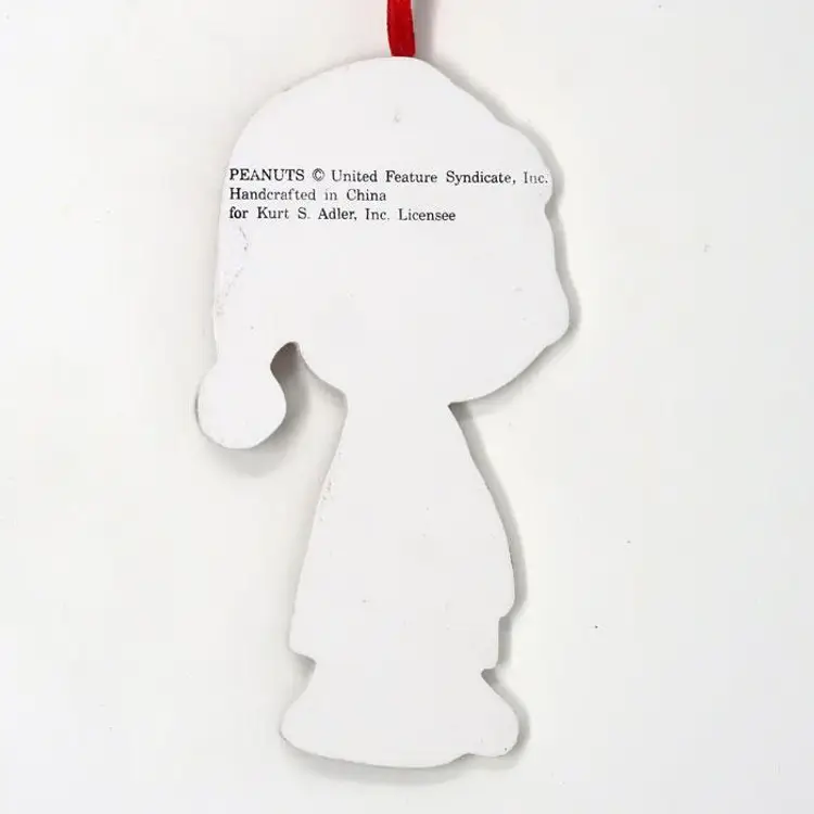 Charlie Brown Christmas Ornament - Wooden - Peanuts