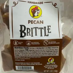 Buc-ee's Pecan Brittle 5OZ. Resealable Bag