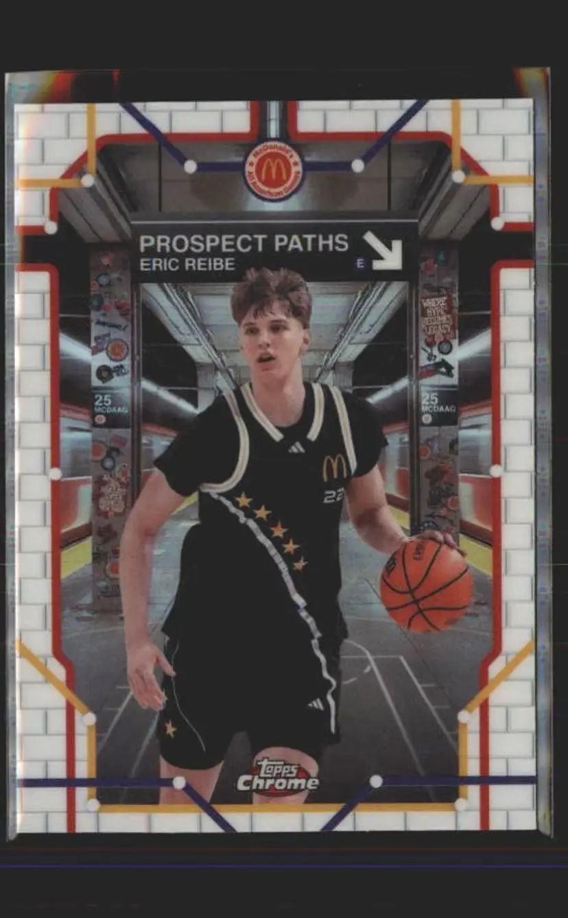 2025 Topps Chrome McDonald's #PP6 Eric Reibe Prospect Paths Refractor - (140) -