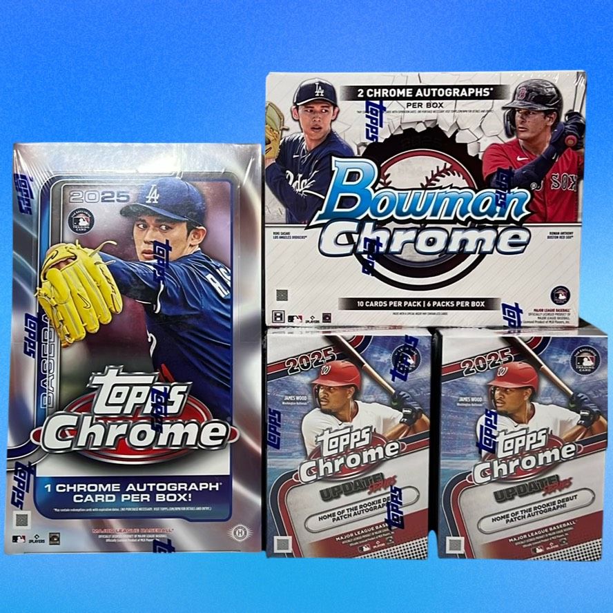 スポーツ選手 TOPPS Bowman Chrome 2025 Bowman Chrome® Baseball - Mega Box