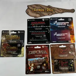 GeekFuel Steam Game Code Lot 6 Cards Deponia Starward Spacejacked + Sticker Bonus