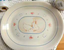 Vintage Corelle Country Promenade Oval Serving Platter
