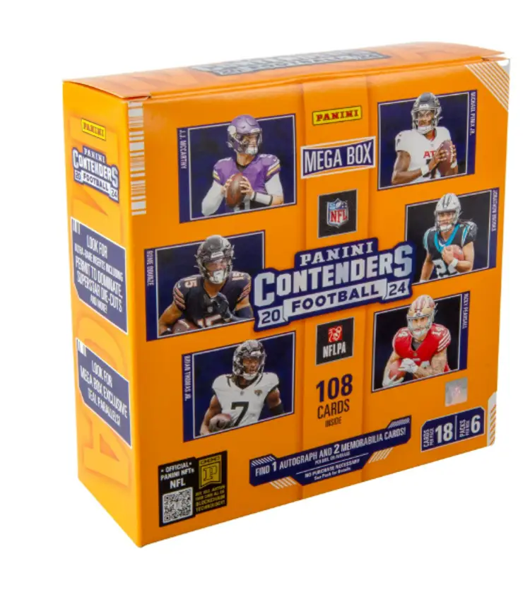 2024 Panini Contenders Football Trading Cards Mega Box