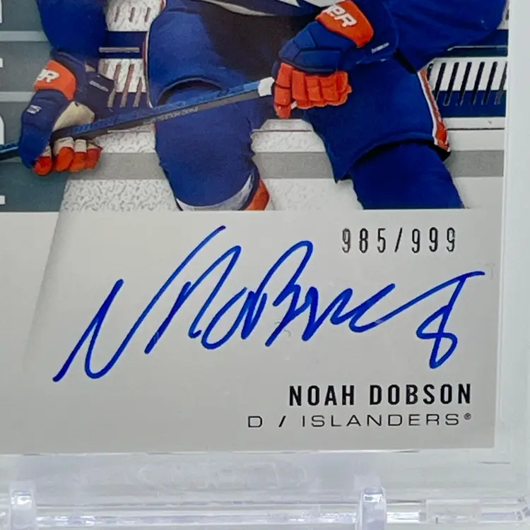 2019-20 SP AUTHENTIC FUTURE WATCH AUTOGRAPH ROOKIE #193 NOAH DOBSON /999 Auto