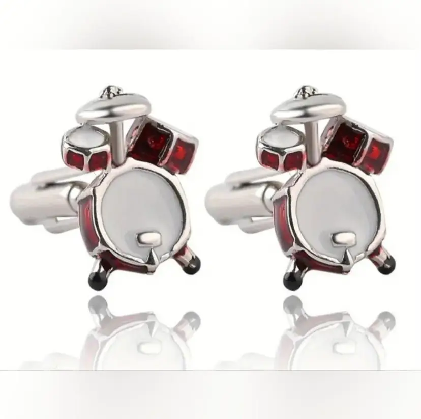 Men's Drum Cufflinks