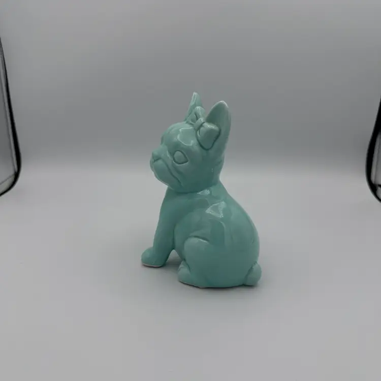 Ceramic Blue French Bulldog