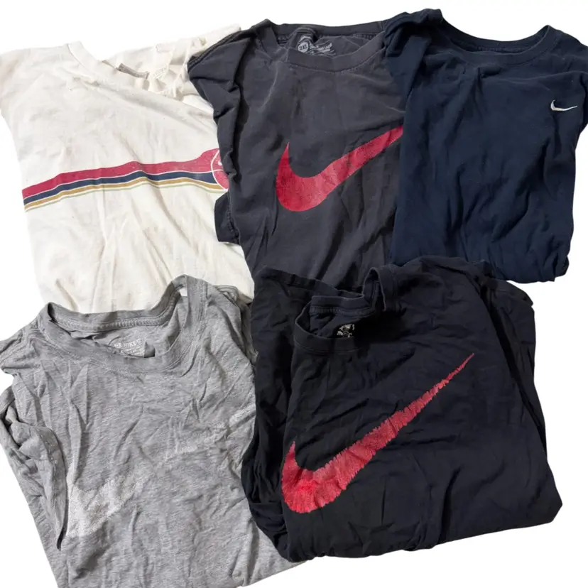 Lot 5 Nike Tee Shirts Size 2XL