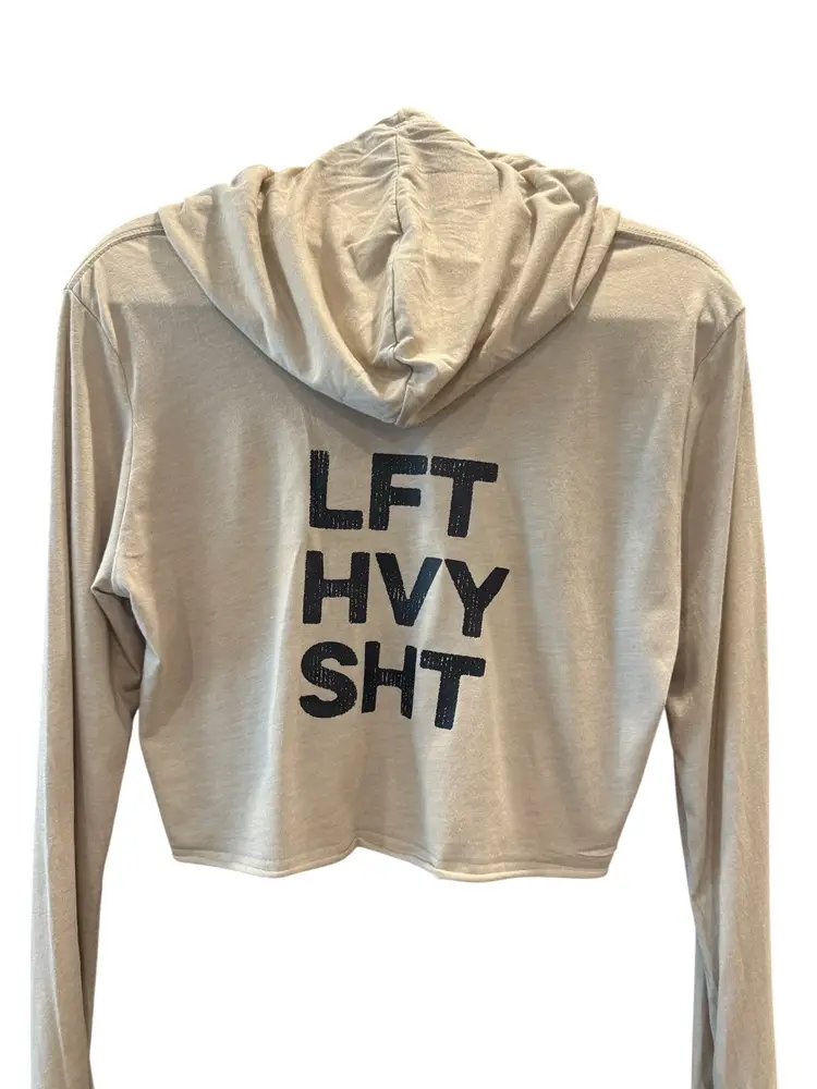 LFT HVY SHT Women's Long Sleeve Tee Cropped hoodie