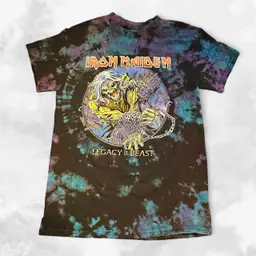 Iron Maiden Tie dyed T-shirt Small