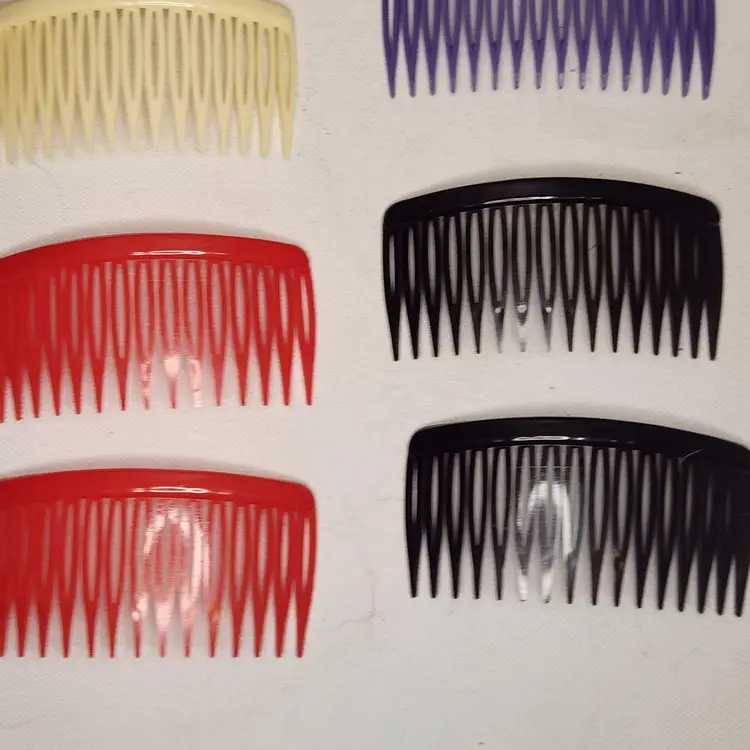 VTG GOODY Hair Combs Goody Retro Tortoise & Color Fashion Wardrobe Lot Of 12