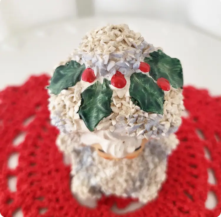 Vintage Lefton Snowball Baby Christmas Figurine