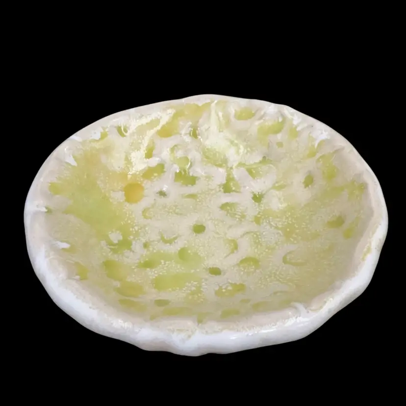 Art Studio, Handmade Pottery Trinket  Dish made By Traci Brown