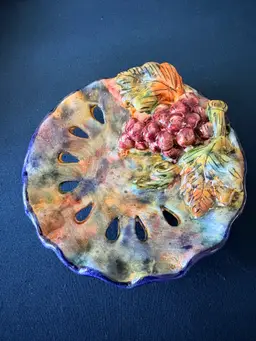 Mexican Art Pottery Dish