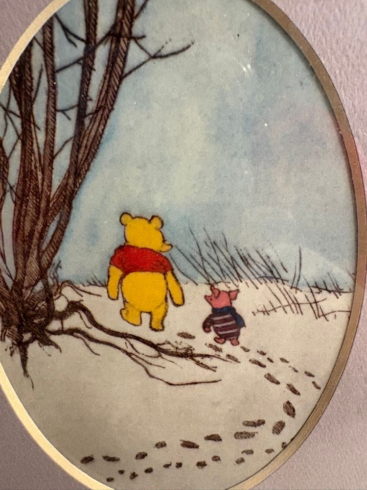 Framed Picture Of Winnie The Pooh