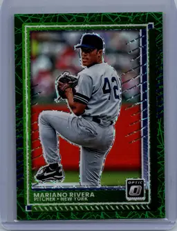 2025 Donruss Optic Green Laser /150 Mariano Rivera